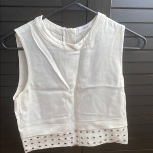 A.L.C. Cream Sleeveless Top